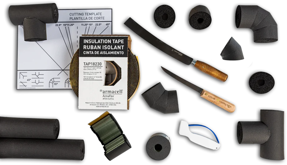 Armacuts insulation products and tools